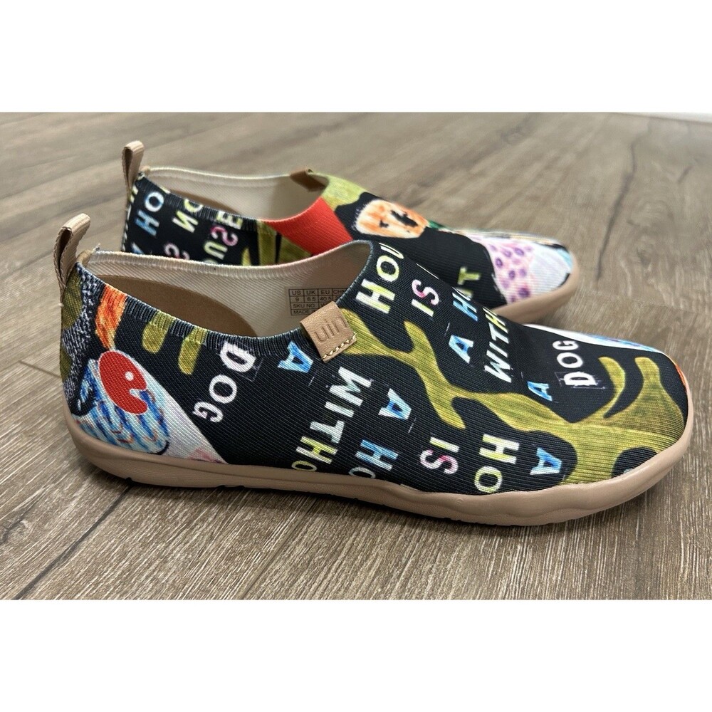 UIN Chihuahua TOLEDO Slip-On Graphic Loafers Size 9 Shoes